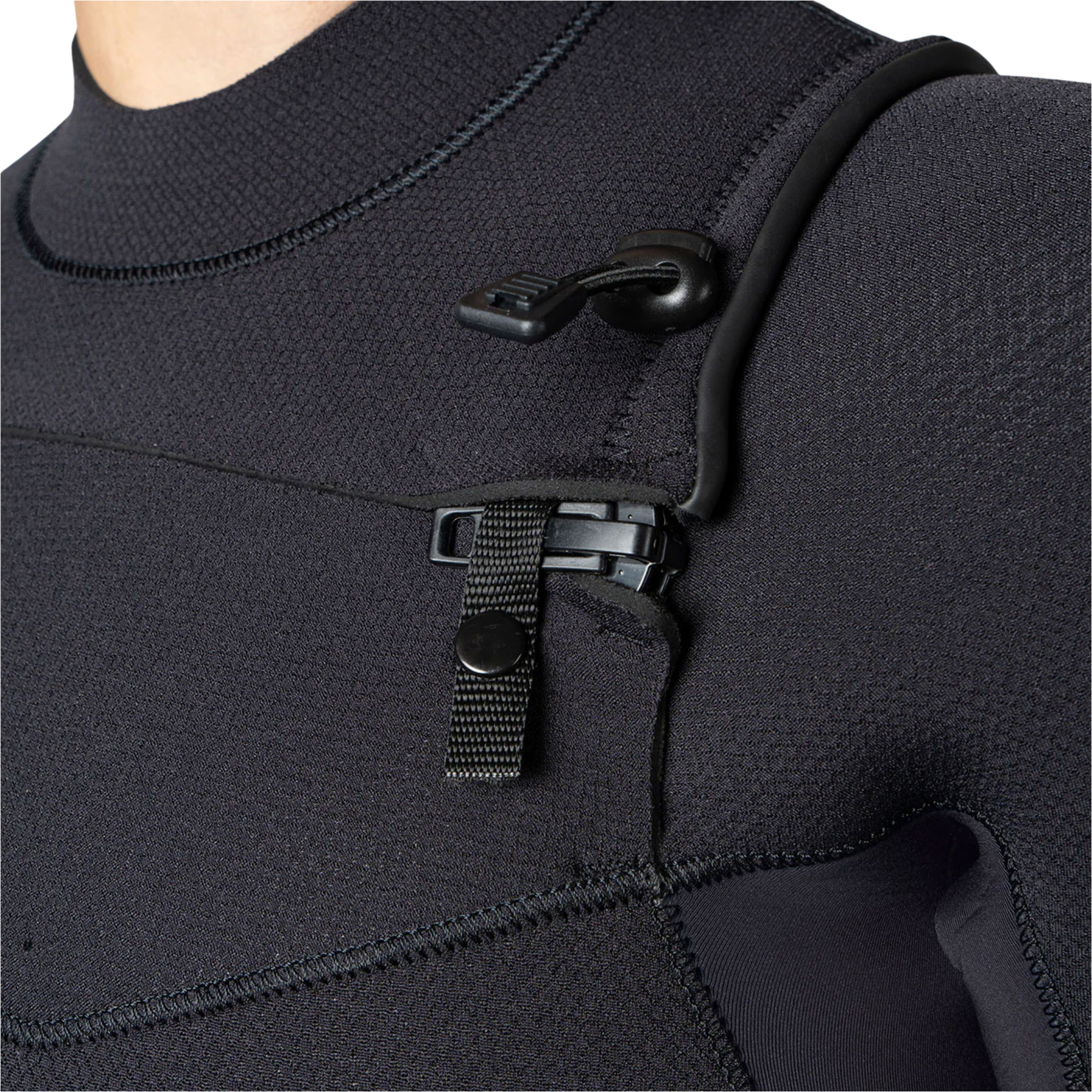 2026 Xcel Dame- Comp + 4/3mm Chest Zip Våddragt WN43CPC4BK - Black